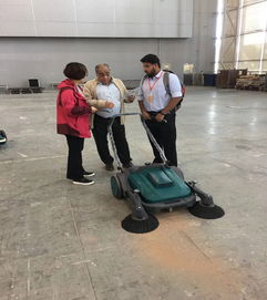 【廣西來賓環衛工廠物業掃地機工業無動力掃地車】-